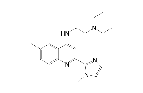 Diethyl-[2-[[6-methyl-2-(1-methylimidazol-2-yl)-4-quinolyl]amino]ethyl]amine