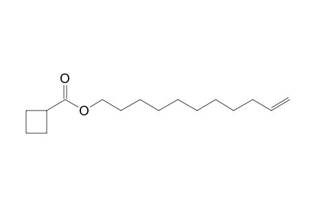 Cyclobutanecarboxylic acid, undec-10-enyl ester