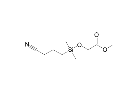 Methyl glycolate, (3-cyanopropyl)dimethylsilyl ether