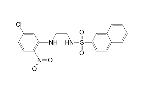 N-[2-(5-chloro-2-nitroanilino)ethyl]-2-naphthalenesulfonamide