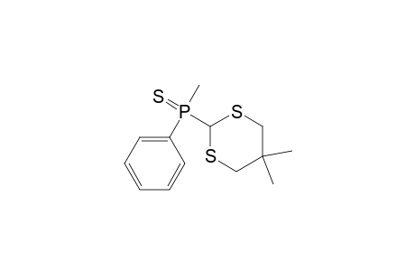 5,5-DIMETHYL-2-[METHYLPHENYL-(THIOPHOSPHINOYL)]-1,3-DITHIANE
