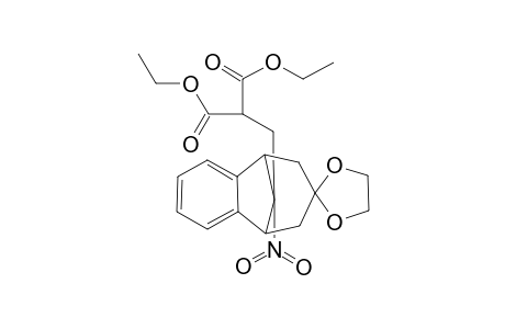 5',6',8',9'-tetrahydro-syn-10'-nitrospiro[1,3-dioxolan-2,7'-[5,9]methano[7h]benzocyclohepten]-anti-10'-[2-(ethoxycarbonyl)propansaure-ethylester]