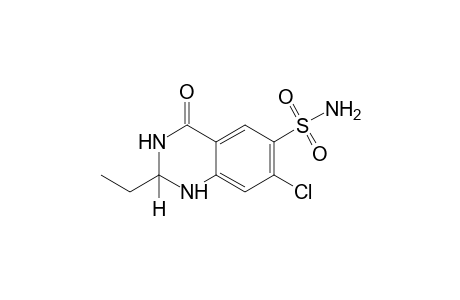 7-chloro-2-ethyl-4-oxo-1,2,3,4-tetrahydro-6-quinazolinesulfonamide