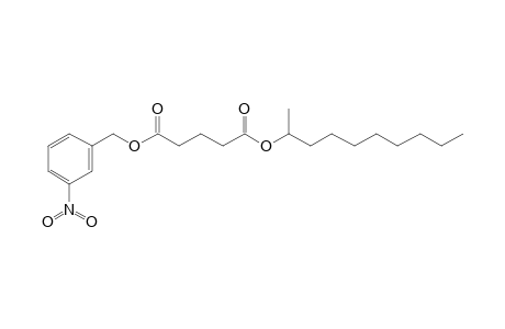 Glutaric acid, dec-2-yl 3-nitrobenzyl ester