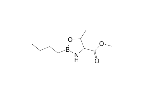 1,3,2-Oxazaborolidine-4-carboxylic acid, 2-butyl-5-methyl-, methyl ester, cis-