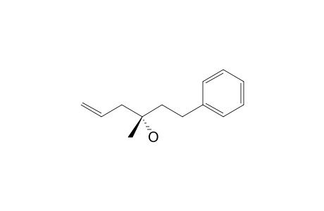 (3S)-3-Methyl-1-phenylhex-5-en-3-ol