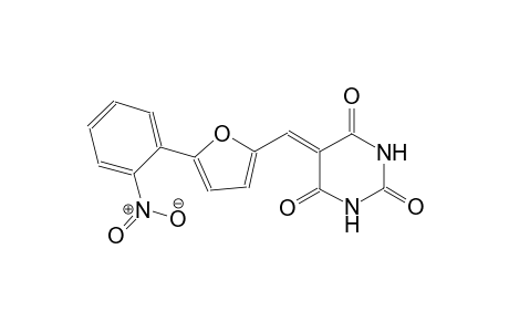 2,4,6(1H,3H,5H)-pyrimidinetrione, 5-[[5-(2-nitrophenyl)-2-furanyl]methylene]-