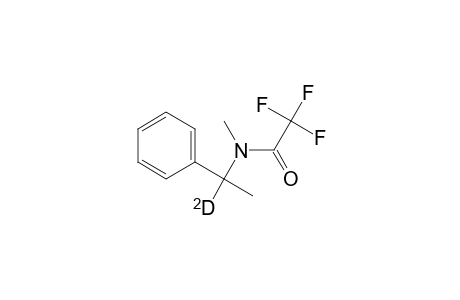 N-trifluoroacetyl-N-methyl-1-phenyl-ethylamine-1-D1