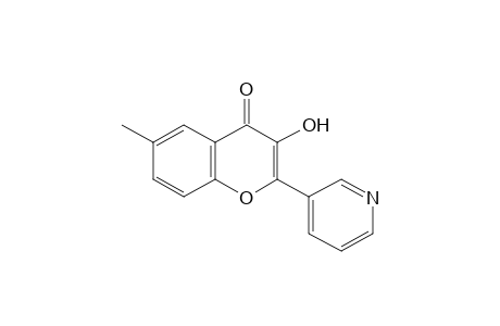 3-hydroxy-6-methyl-2-(3-pyridyl)chromone