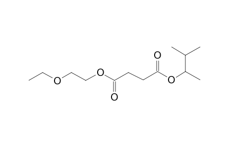 Succinic acid, 3-methylbut-2-yl 2-ethoxyethyl ester