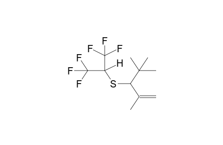 ALPHA-HYDROHEXAFLUOROISOPROPYL 2-TERT-BUTYL-3-METHYL-2-PROPENYLSULPHIDE