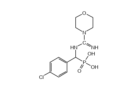 {p-chloro-alpha-[(1-morpholinoformimidoyl)amino]benzyl}phosphonic acid