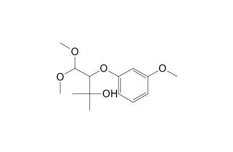 4,4-Dimethoxy-3-(3-methoxyphenoxy)-2-methyl-2-butanol