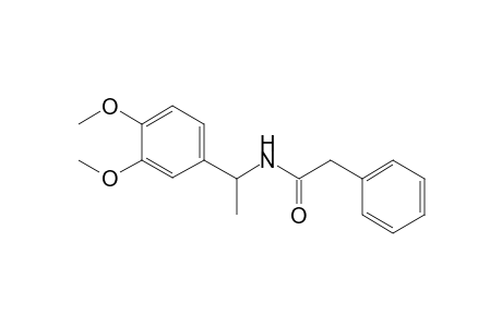 N-[1-(3,4-dimethoxyphenyl)ethyl]-2-phenylacetamide