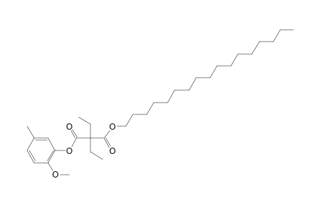 Diethylmalonic acid, heptadecyl 5-methyl-2-methoxyphenyl ester