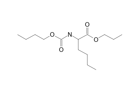 D-Norleucine, N-butoxycarbonyl-, propyl ester