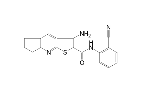 3-Amino-N-(2-cyanophenyl)-6,7-dihydro-5H-cyclopenta[b]thieno[3,2-E]pyridine-2-carboxamide