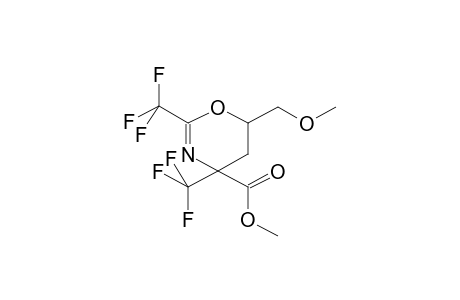 5,6-DIHYDRO-2,4-BIS(TRIFLUOROMETHYL)-4-CARBMETHOXY-6-METHOXYMETHYL-1,3-OXAZINE (DIASTEREOMER 1)