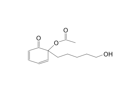 2,4-CYCLOHEXADIEN-1-ONE, 6-(ACETYLOXY)-6-(5-HYDROXYPENTYL)-