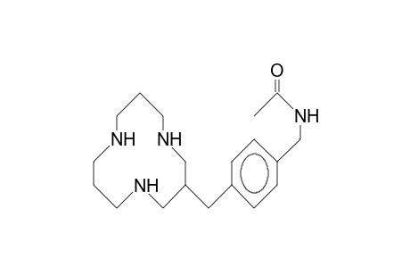 3-(Acetamidomethylbenzyl)-1,5,9-triaza-cyclododecane