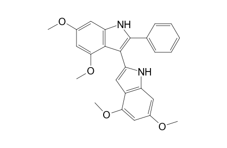 4,6-Dimethoxy-3-(4',6'-dimethoxyindol-2'-yl)-2-phenylindole