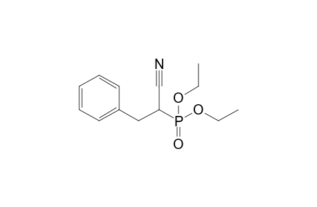 2-diethoxyphosphoryl-3-phenyl-propionitrile
