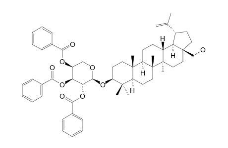 BETULIN_3-BETA-O-2,3,4-TRI-O-BENZOYL-ALPHA-L-ARABINOPYRANOSIDE