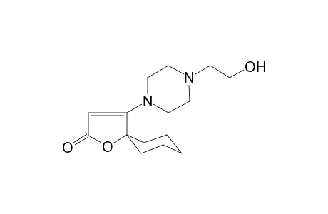 4-[4-(2-Hydroxyethyl)-1-piperazinyl]-1-oxaspiro[4.5]dec-3-en-2-one