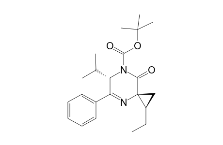 (1R,3S,6S)-N-1-(Tert-butoxycarbonyl)-6-isopropyl-1-ethyl-8-oxo-5-phenyl-4,7-diazaspiro[2,5]-4-octene