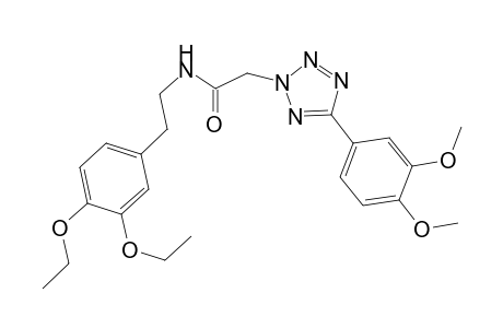 2H-tetrazole-2-acetamide, N-[2-(3,4-diethoxyphenyl)ethyl]-5-(3,4-dimethoxyphenyl)-