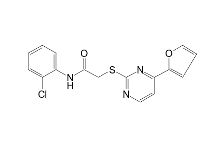 2'-chloro-2-{[4-(2-furyl)-2-pyrimidinyl]thio}acetanilide