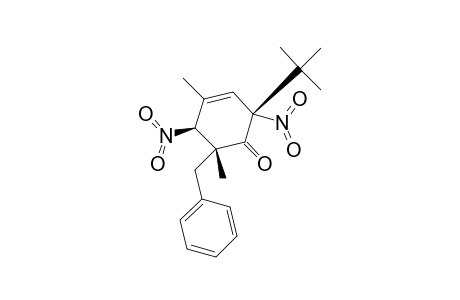 C-6-BENZYL-2-TERT.-BUTYL-4,6-DIMETHYL-R-2,T-5-DINITROCYCLOHEX-3-ENONE