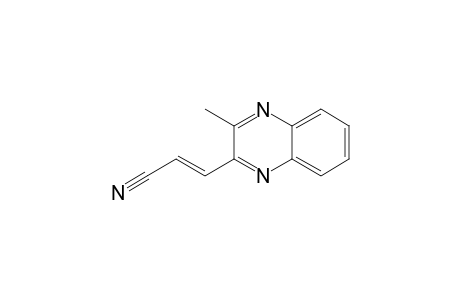 (E)-3-(3'-Methyl-quinoxalin-2'-yl)-prop-2-ene-nitrile