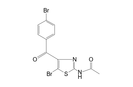N-[5-bromo-4-(p-bromobenzoyl)-2-thiazolyl]acetamide