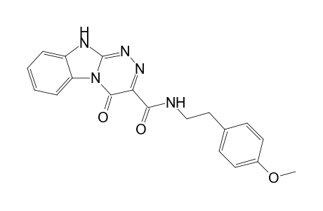 4-keto-N-[2-(4-methoxyphenyl)ethyl]-1H-[1,2,4]triazino[4,3-a]benzimidazole-3-carboxamide