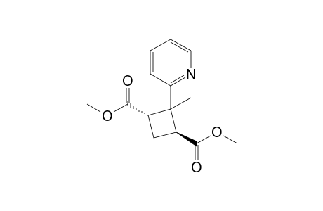 2.beta.,4.alpha.-Bismethoxycarbonyl-1.beta.-methyl-1.alpha.-(2-pyridyl)cyclobutane