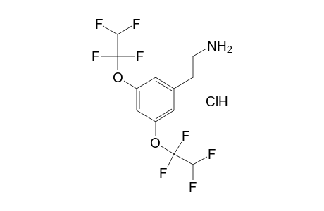 3,5-bis(1,1,2,2-tetrafluoroethoxy)phenethylamine, hydrochloride