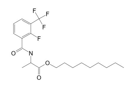 D-Alanine, N-(2-fluoro-3-trifluoromethylbenzoyl)-, nonyl ester