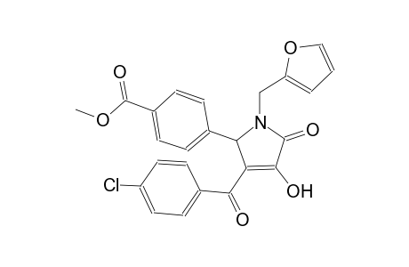 methyl 4-[3-(4-chlorobenzoyl)-1-(2-furylmethyl)-4-hydroxy-5-oxo-2,5-dihydro-1H-pyrrol-2-yl]benzoate