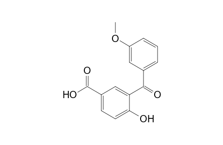 4-Hydroxy-3-(3-methoxybenzoyl)benzoic acid