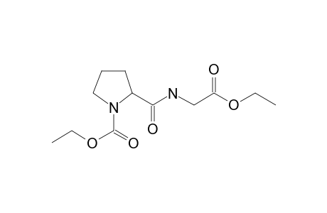 L-Prolylglycine, N-ethoxycarbonyl-, ethyl ester