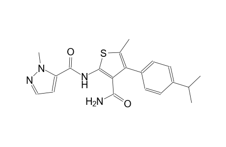 N-[3-(aminocarbonyl)-4-(4-isopropylphenyl)-5-methyl-2-thienyl]-1-methyl-1H-pyrazole-5-carboxamide