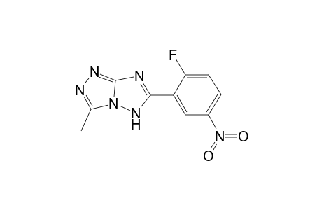 6-(2-fluoranyl-5-nitro-phenyl)-3-methyl-5H-[1,2,4]triazolo[4,3-b][1,2,4]triazole