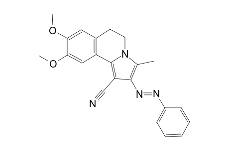 3-Cyano-5,6-dimethoxy-1-methyl-2-(phenylazido)-8,9-dihydropyrrolo[2,1-a]isoquinoline