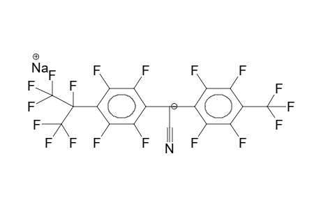 SODIUM (4-HEPTAFLUOROISOPROPYLTETRAFLUOROPHENYL)(4'-TRIFLUOROMETHYLTETRAFLUOROPHENYL)CYANOMETHANATE