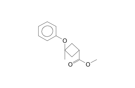(E)-METHYL 3-METHYL-3-PHENOXYCYCLOBUTAN-1-CARBOXYLATE