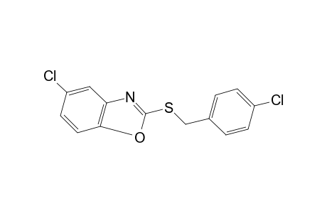 5-chloro-2-[(p-chlorobenzyl)thio]benzoxazole