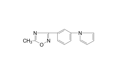 5-methyl-3-[m-(pyrrol-1-yl)phenyl]-1,2,4-oxadiazole