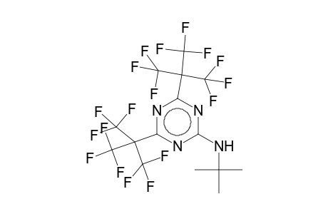 N-(tert-Butyl)-4,6-bis[2,2,2-trifluoro-1,1-bis(trifluoromethyl)ethyl]-1,3,5-triazin-2-amine