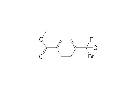 methyl 4-(bromochlorofluoromethyl)benzoate